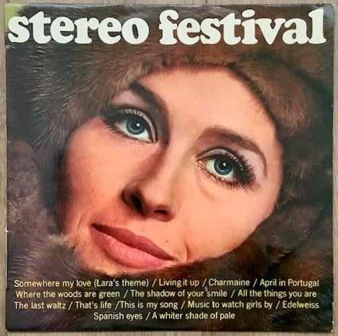 LP.- STEREO FESTIVAL. SOMEWHERE MY LOVE; LIVING IT UP,, Ophalen of Verzenden, Gebruikt, Overige formaten