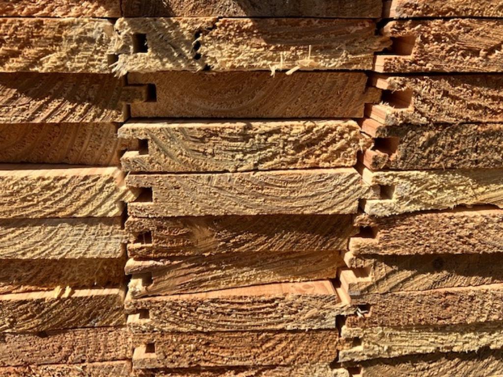 douglas vellingdelen schroten geschaafd 18 mm dik, Doe-het-zelf en Verbouw, Ophalen, Minder dan 25 mm, Nieuw, Plank