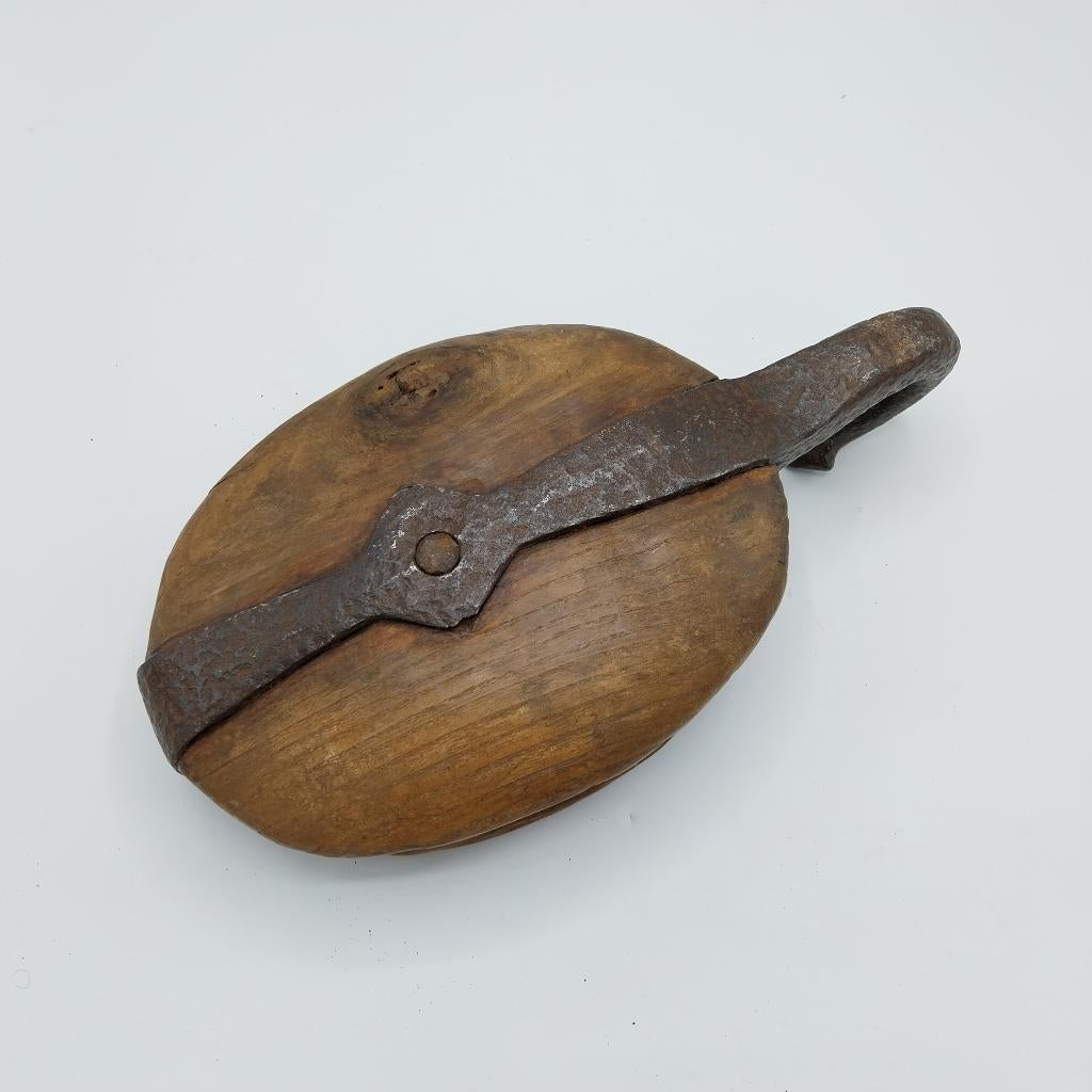 Oude Katrol (57085-46), Antiek en Kunst, Ophalen of Verzenden