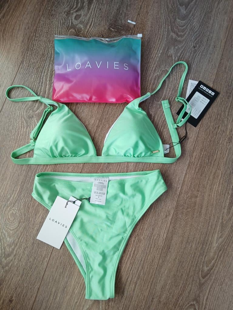 Nieuw Loavies Mintgroene Bikini -  S/M, Nieuw, Ophalen of Verzenden, Loavies, Bikini