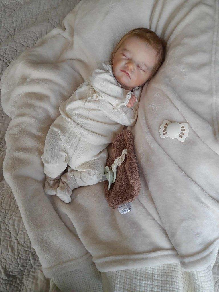 reborn, Verzamelen, Poppen, Ophalen of Verzenden, Zo goed als nieuw, Pop, Levensecht of Reborn