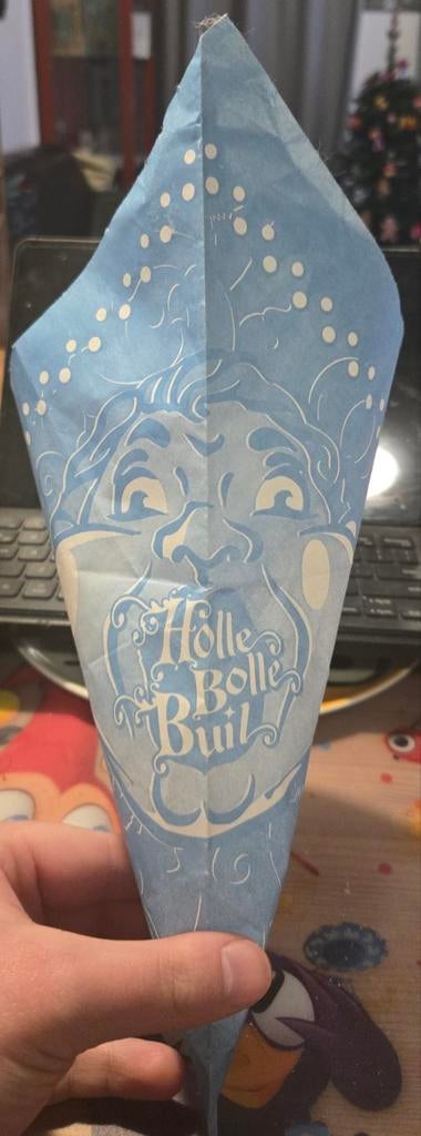 Holle Bolle winter Buil Papieren patat Zak Efteling., Ophalen of Verzenden, Zo goed als nieuw, Overige typen