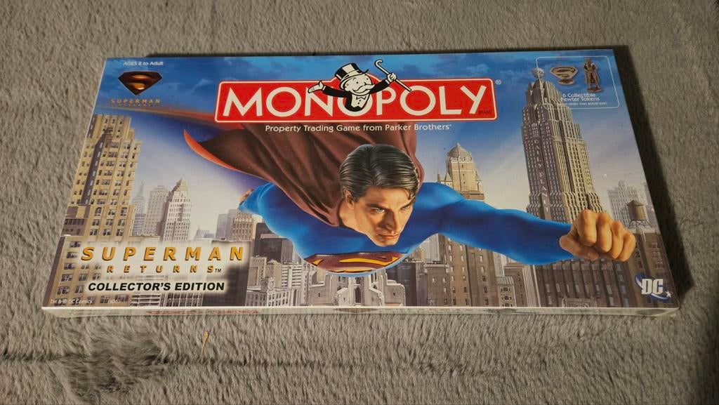 Monopoly superman *nieuw* zeldzaam, Ophalen of Verzenden, Nieuw