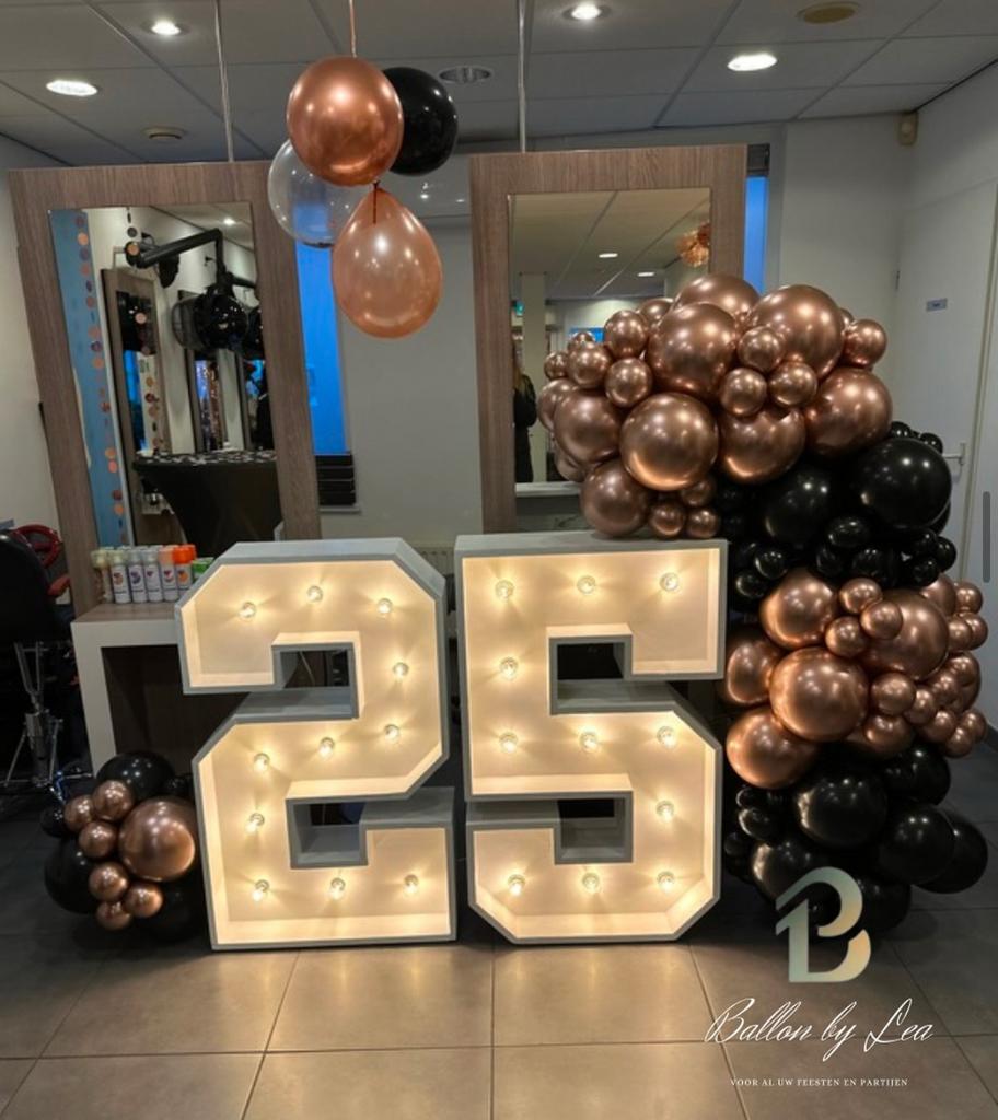 Lichtcijfers huren voor jouw feest!, Ophalen of Verzenden, Zo goed als nieuw, Verjaardag