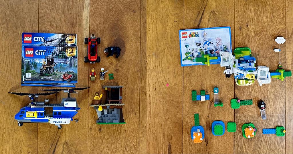 Lego City/Mario Sets - Complete, Ophalen of Verzenden, Zo goed als nieuw, Complete set, Lego