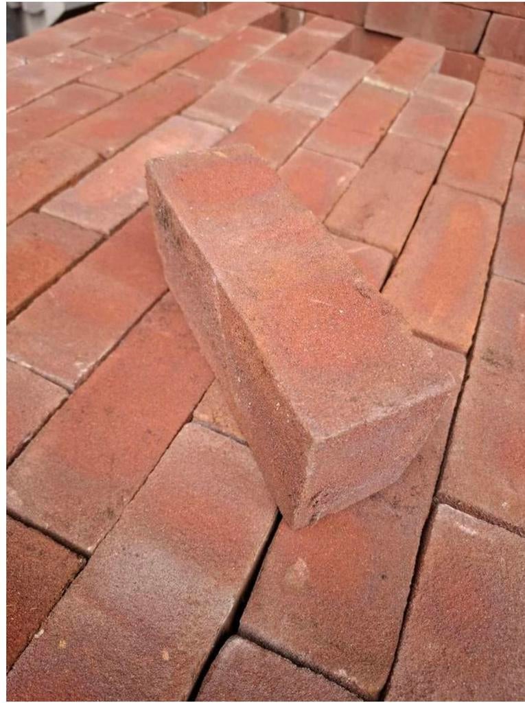 Gebakken dikformaat nieuw 72 m2, Ophalen, Keramiek, Klinkers, Nieuw