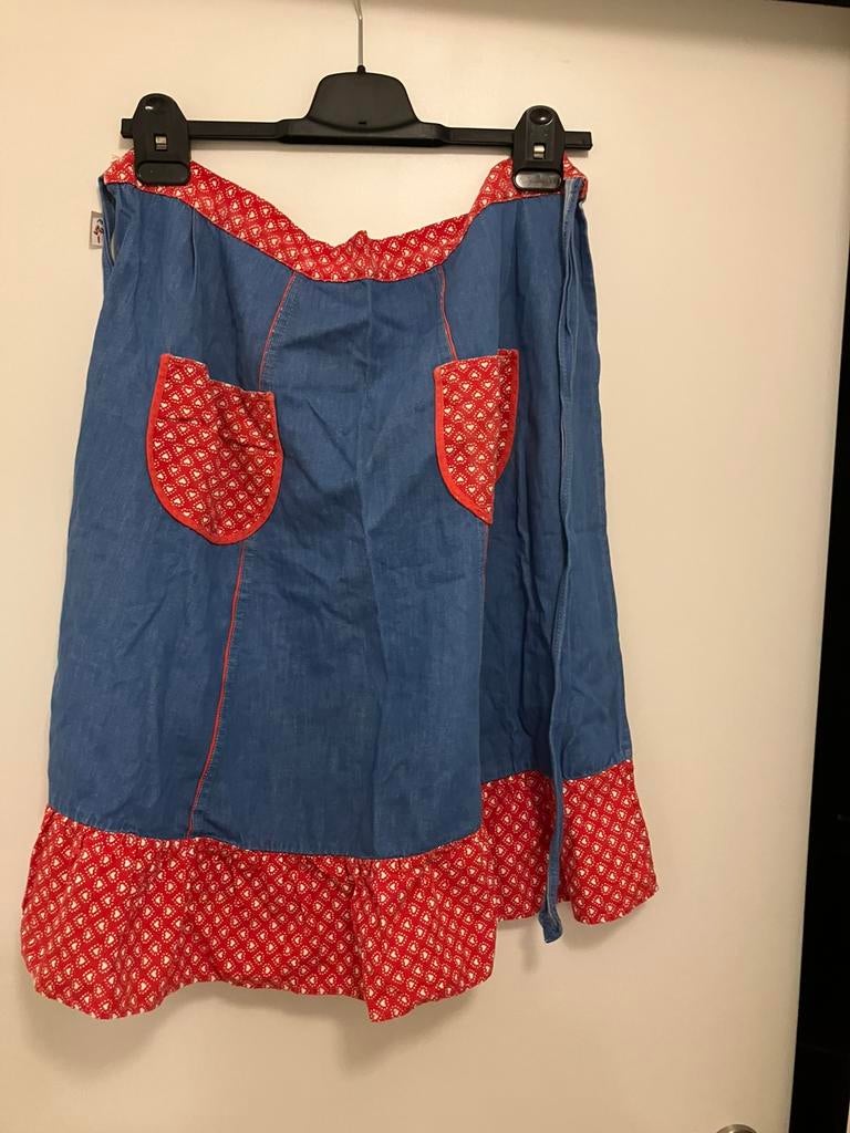 Schort met hartjes, Ophalen of Verzenden, Gedragen, Carnaval