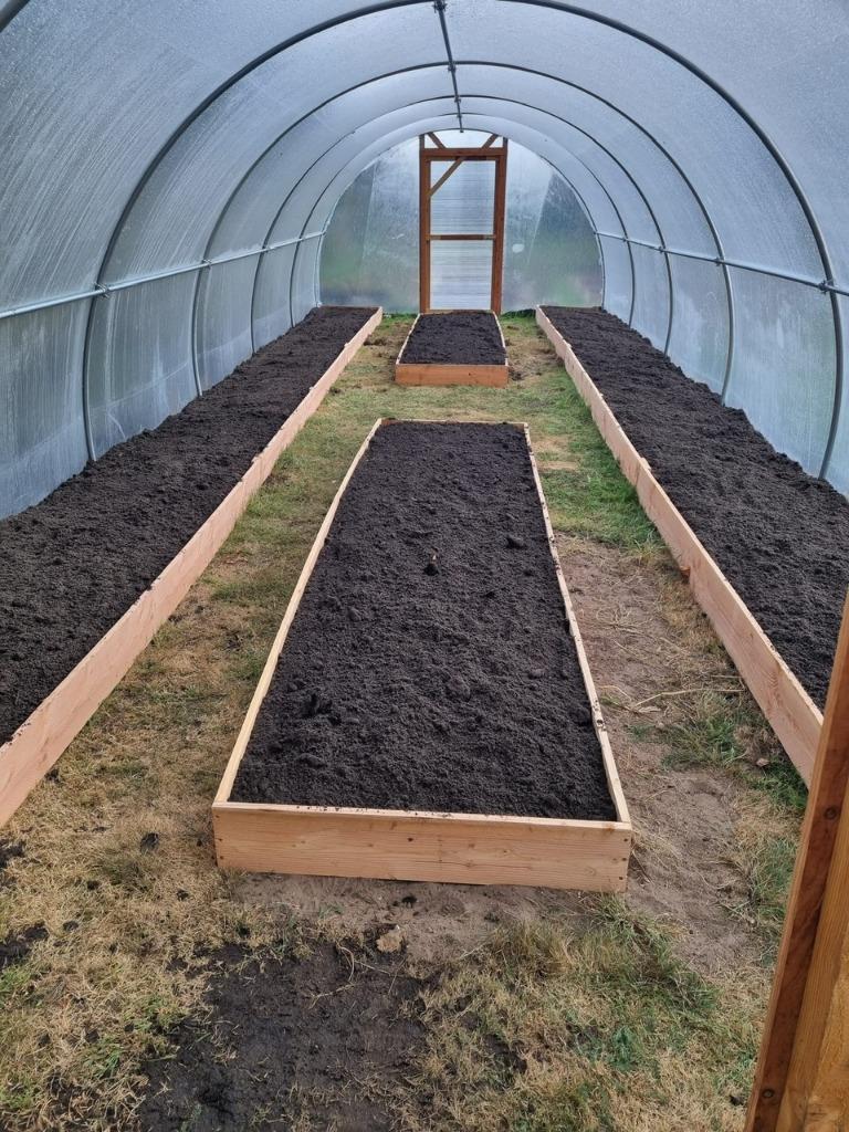 Polytunnel kas, volledige opbouw mogelijk, stormvast, Ophalen, Overige materialen, Folie, Kweekkas