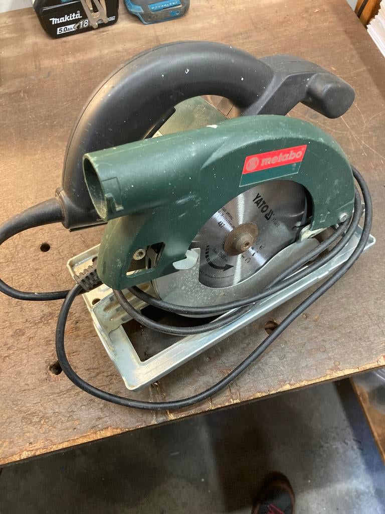Metabo cirkelzaag 160mm, Ophalen of Verzenden, Zo goed als nieuw