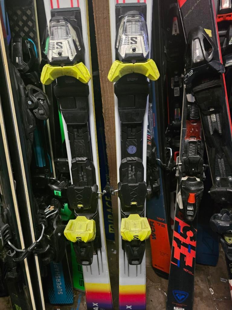 170cm SALOMON S/MAX ENDURANCE, Sport en Fitness, Skiën en Langlaufen, 160 tot 180 cm, Zo goed als nieuw, Carve, Skiën