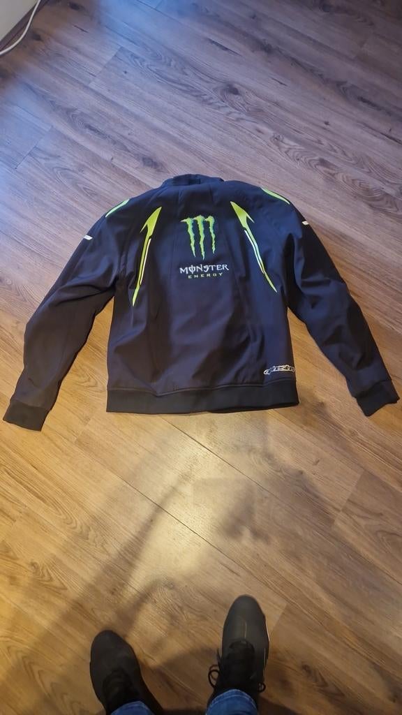 Alpinestars  zomer motorjack XL (monster energy), Ophalen of Verzenden, Zo goed als nieuw, Maat 56/58 (XL)