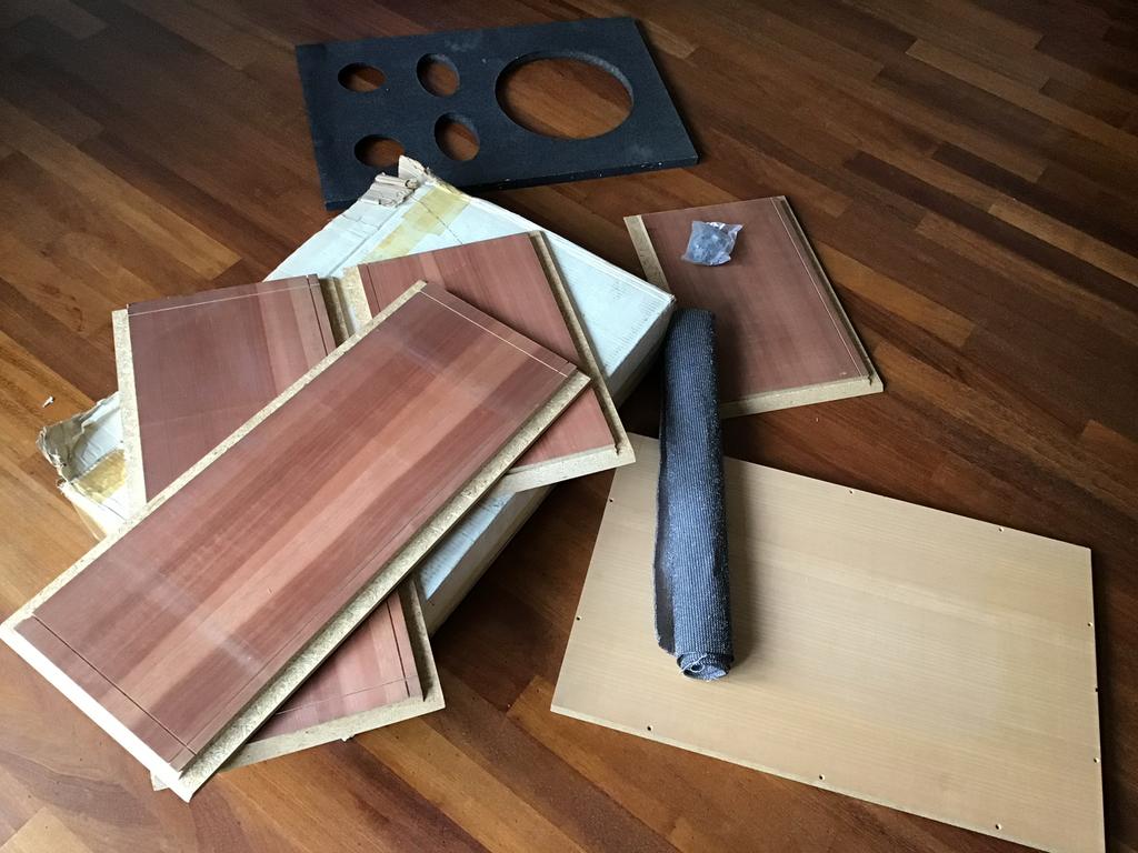 ITT Hifi-Do-It-Yourself Speaker Bouwpakket HBS 300L, Audio, Tv en Foto, Luidsprekers, Nieuw, Minder dan 60 watt, Front, Rear of Stereo speakers