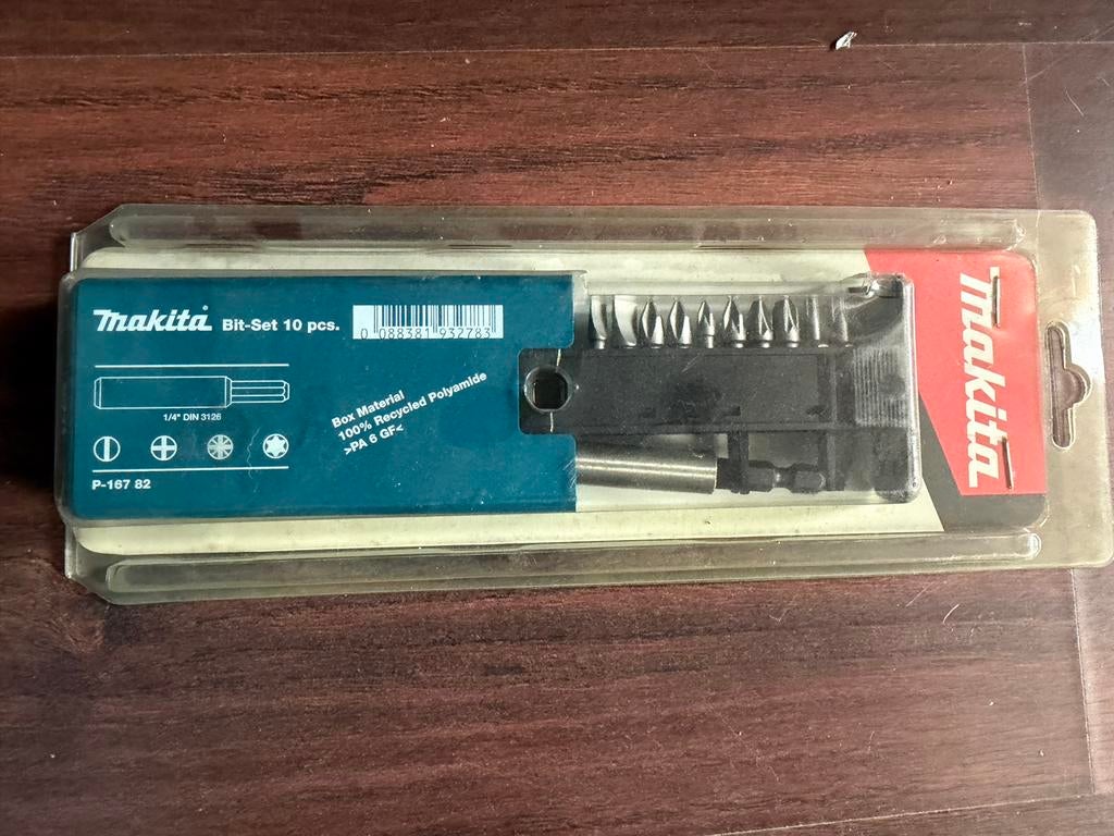 Makita Bit-Set 10-delig P167 82 - Nieuw in verpakking, Makita, Overige typen, Nieuw, Ophalen of Verzenden