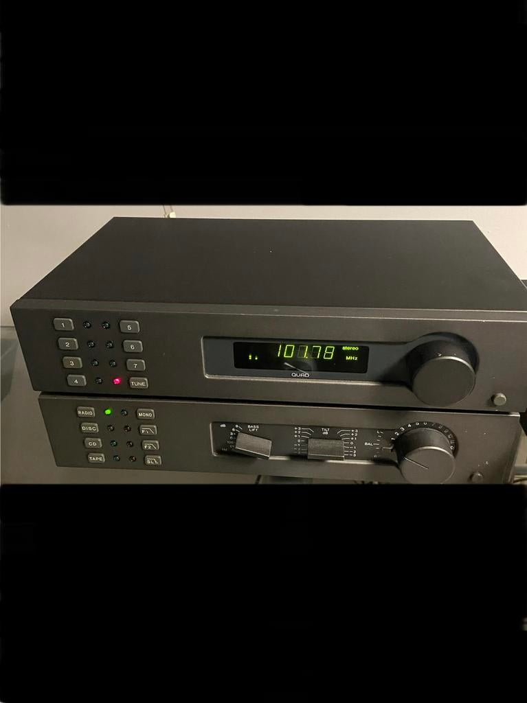 Quad Stereo Set met Dynaudio Speakers + Gratis Meubel!, Overige merken, Gebruikt, Cd-speler, Losse componenten