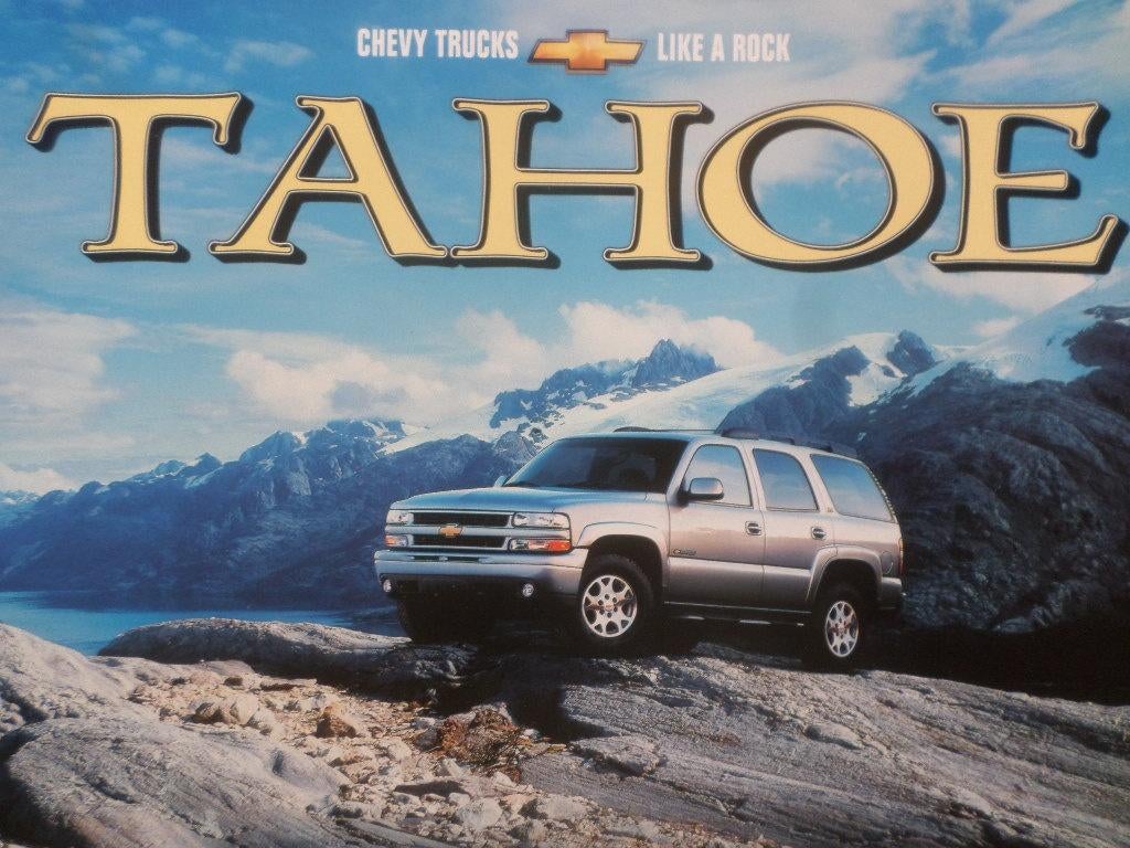Chevrolet Tahoe 2001 Brochure, Ophalen of Verzenden, Zo goed als nieuw, Chevrolet