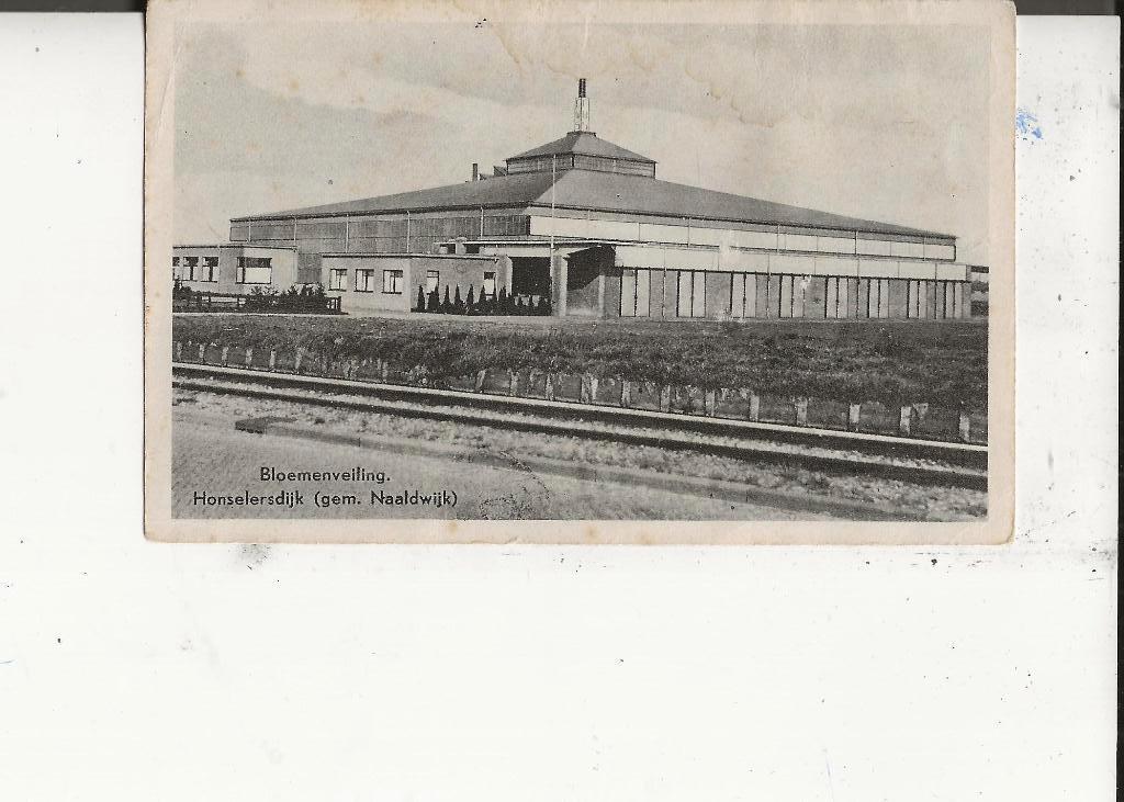 Honselersdijk Bloemenveiling  Valstar, Verzenden, 1940 tot 1960, Ongelopen, Zuid-Holland