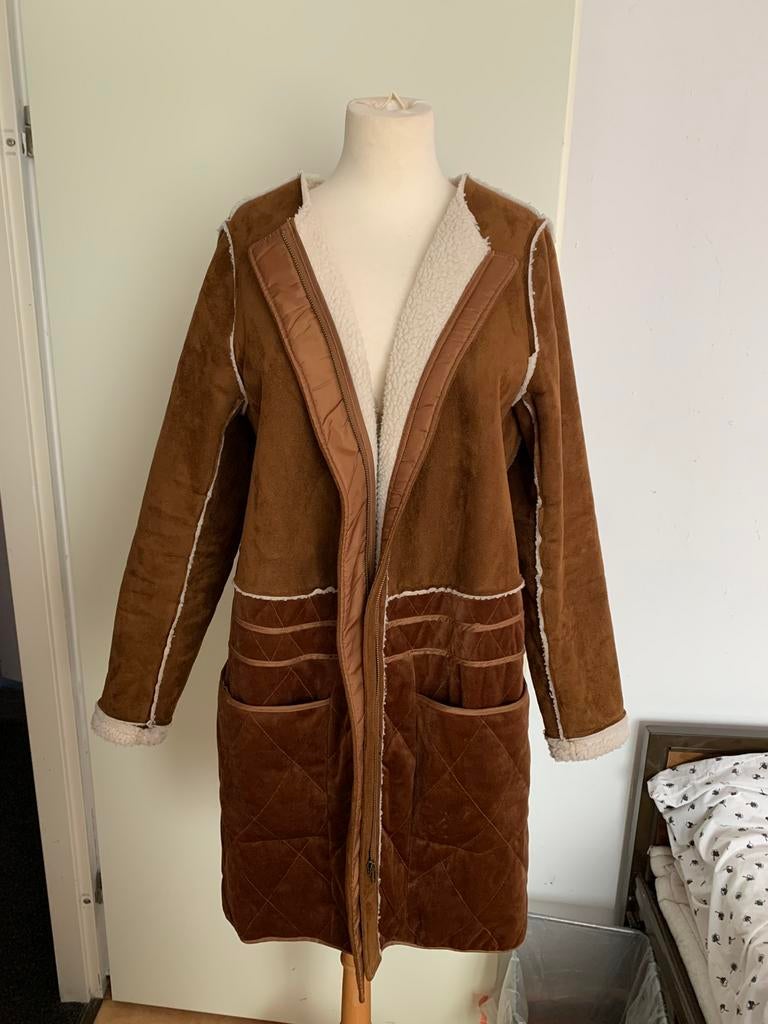 Junarose winter mantel nieuw maat 44/46 voor 50 euro, Ophalen of Verzenden, Zo goed als nieuw, Zwart, Jas of Mantel