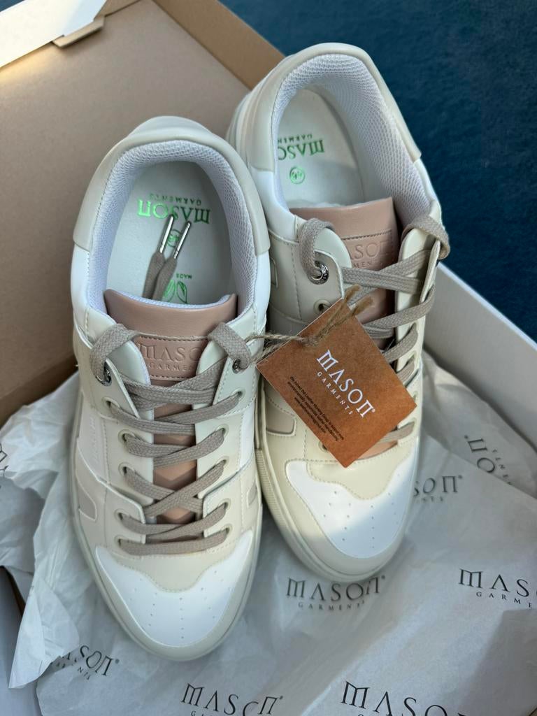 * NIEUW Mason Garments Sneaker EU46 Wit, Kleding | Heren, Schoenen, Verzenden, Wit, Nieuw, Sneakers of Gympen