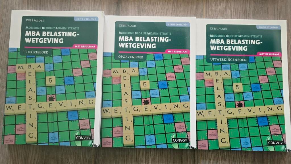 MBA Belastingwetgeving - Kees Jacobs, Kees Jacobs, Zo goed als nieuw, Beta, HBO