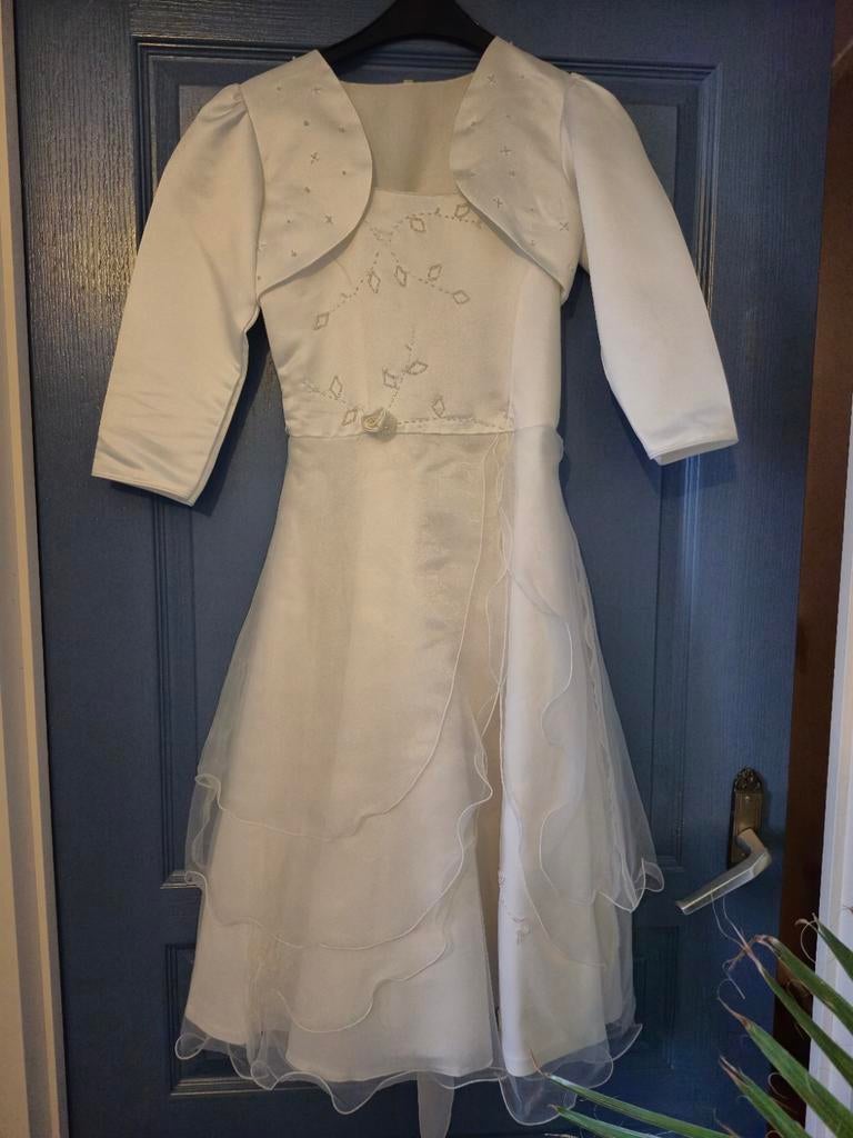 Bruidsmeisje Jurk met Jasje, Meisje, Overige typen, Ophalen of Verzenden, Zo goed als nieuw