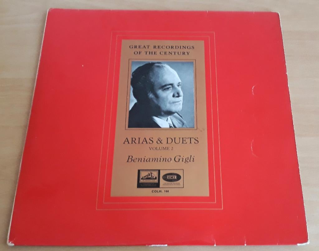 Beniamino Gigli ‎– Arias & Duets Volume 2, Opera of Operette, Ophalen of Verzenden, Zo goed als nieuw, Romantiek