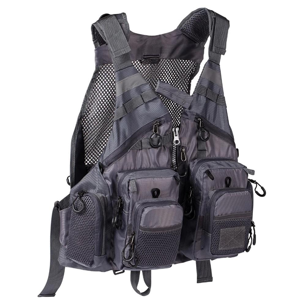 Vis vest (bodywarmer vissen reizen jas outdoor survival), Verzenden, Nieuw, Overige kleuren