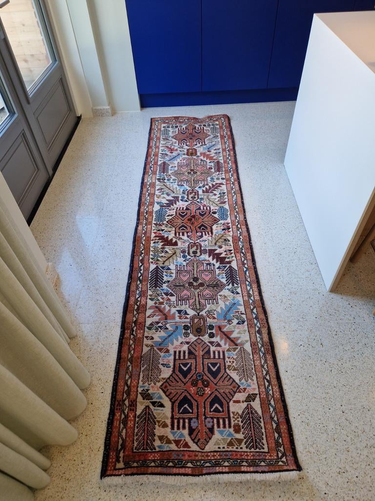 Vloerkleed loper met perzisch patroon 282x72cm, Ophalen, Gebruikt, 200 cm of meer, 50 tot 100 cm