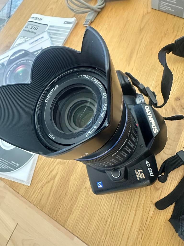 Olympus E-510 spiegelreflexcamera, Audio, Tv en Foto, Fotocamera's Digitaal, Gebruikt, Spiegelreflex, Ophalen of Verzenden, Olympus