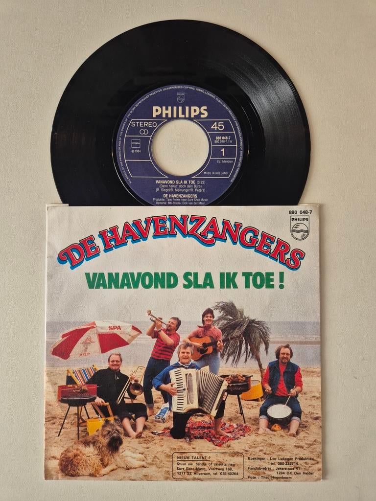 De Havenzangers-Vanavond sla ik toe, Ophalen of Verzenden, Zo goed als nieuw, Overige formaten, Levenslied of Smartlap