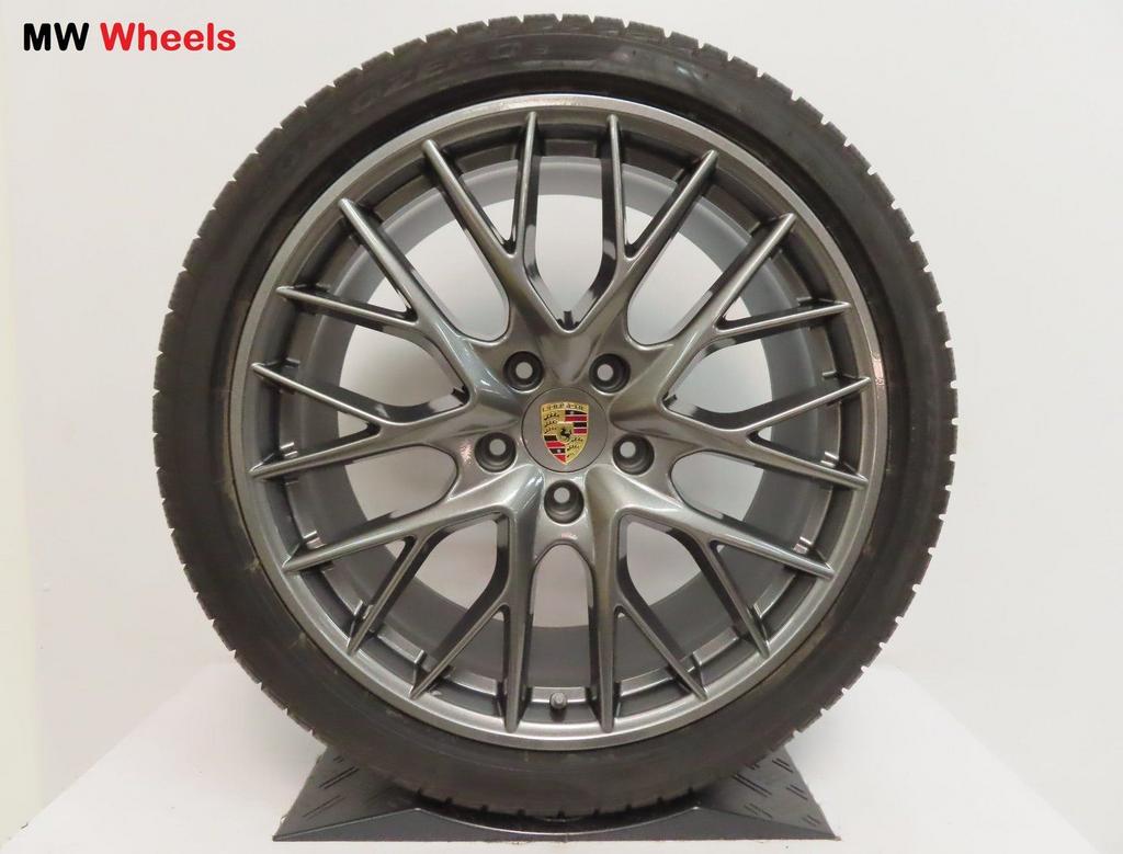 Originele Porsche Panamera 21 inch velgen met winterbanden, Auto-onderdelen, Banden en Velgen, Gebruikt, -, 275 mm, -