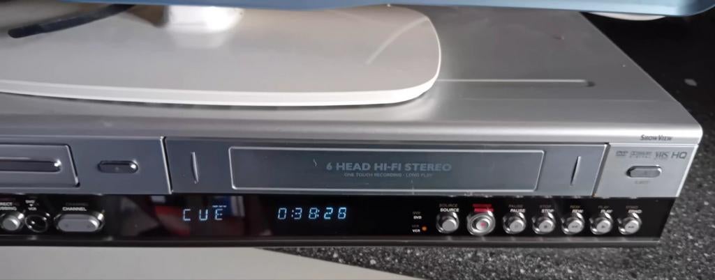 Philips Video Recorder 6 koppen, DVD,met Philips Beeldscherm, Ophalen of Verzenden