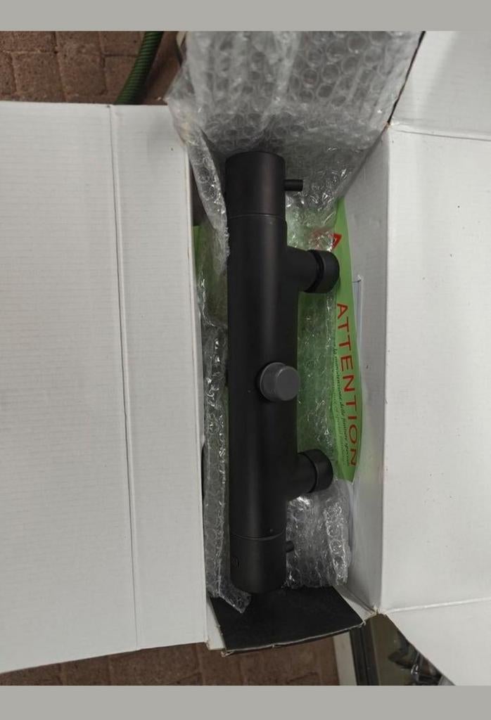 Zwarte meng kraan, Doe-het-zelf en Verbouw, Sanitair, Ophalen of Verzenden, Nieuw, Kraan