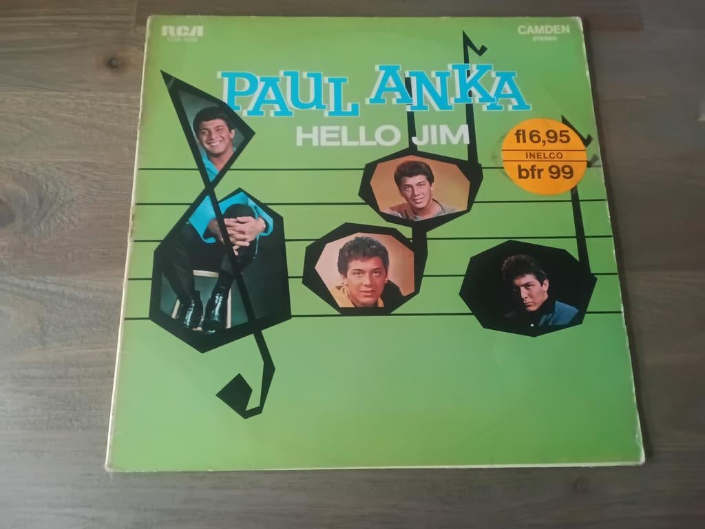 Paul Anka-Hello Jim lp, Ophalen of Verzenden, Gebruikt, 12 inch