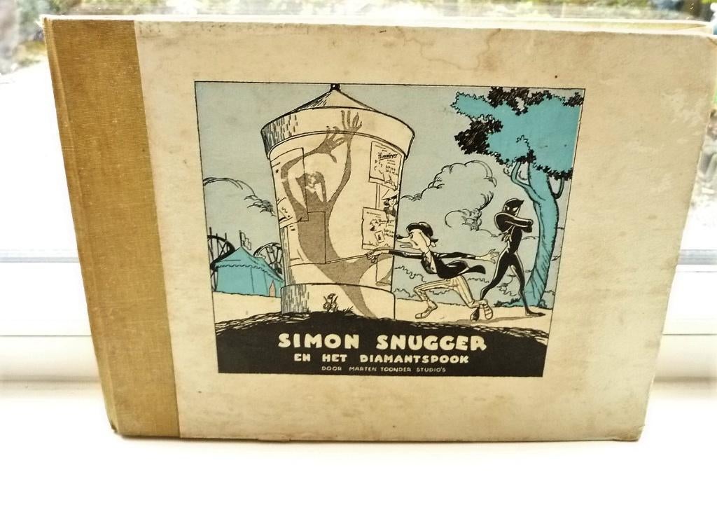 STRIPVERHAAL SIMON SNUGGER EN HET DIAMANTSPOOK VINTAGE 1951, Boeken, Gelezen, Marten Toonder ,Hooimeijer, Verzenden, Eén stripboek