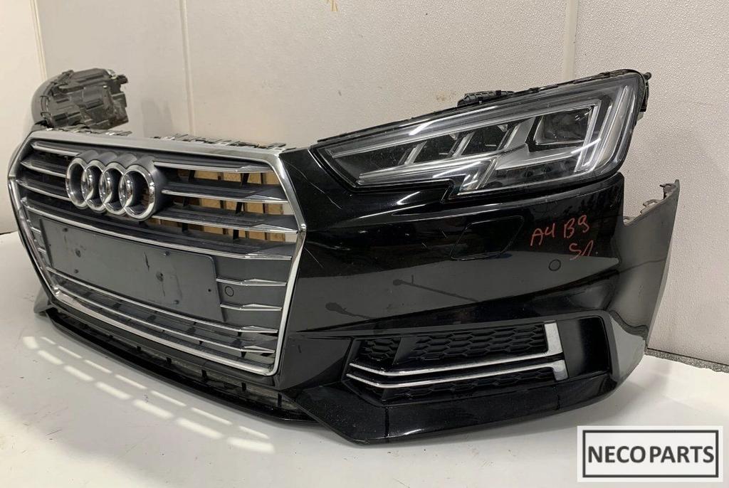 AUDI A4 B9 8W VOORKOP BUMPER MOTORKAP KOPLAMP KOELER SCHERM, Auto-onderdelen, Gebruikt, -, Achter, -