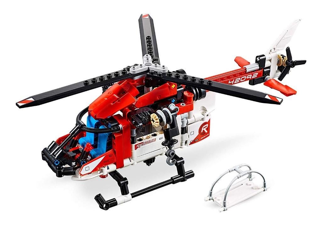 Lego Technic helicopter 42092, Ophalen, Zo goed als nieuw, Complete set, Lego