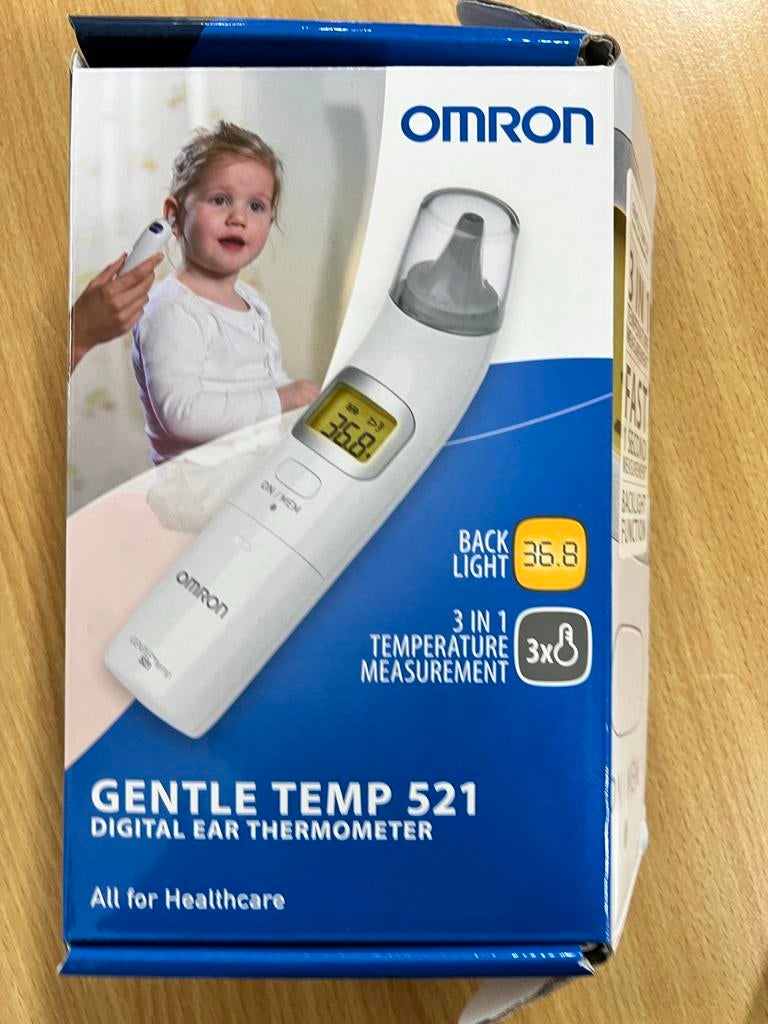 Omron thermometer, Ophalen, Zo goed als nieuw