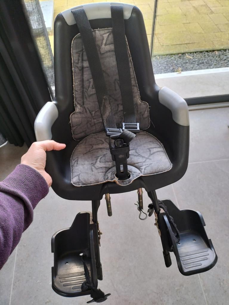 Gazelle baby fietsstoeltje met windscherm - voor de allerkle, Gebruikt, Voorzitje, Ophalen of Verzenden, 0 t/m 13 kg