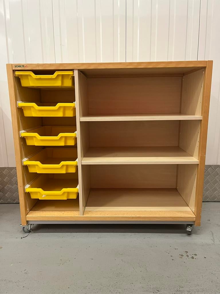 Schoolkast speelgoedkast Schilte knutselkast kast school, Ophalen, 50 tot 70 cm, 105 cm of meer, 100 cm of meer