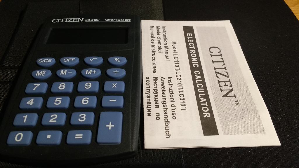 Citizen Electronic Calculator 8 digit, Ophalen of Verzenden, Computers en Rekenmachines