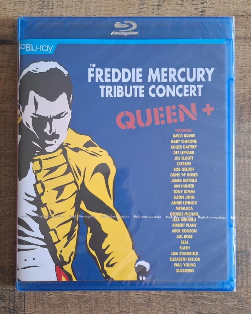 Blu-ray the Freddie Mercury Tribute Concert Queen + NIEUW, Ophalen of Verzenden, Nieuw in verpakking, Muziek en Concerten
