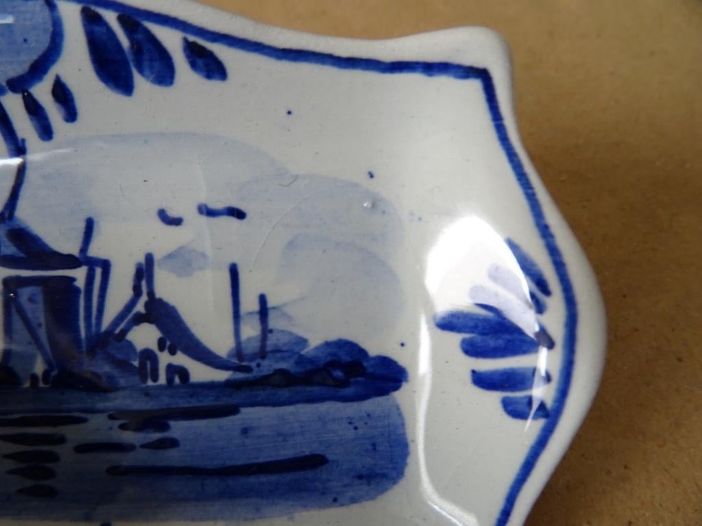 Delfts blauw schaaltje 10cm Delfts Holland schaaltje asbakje, Ophalen of Verzenden