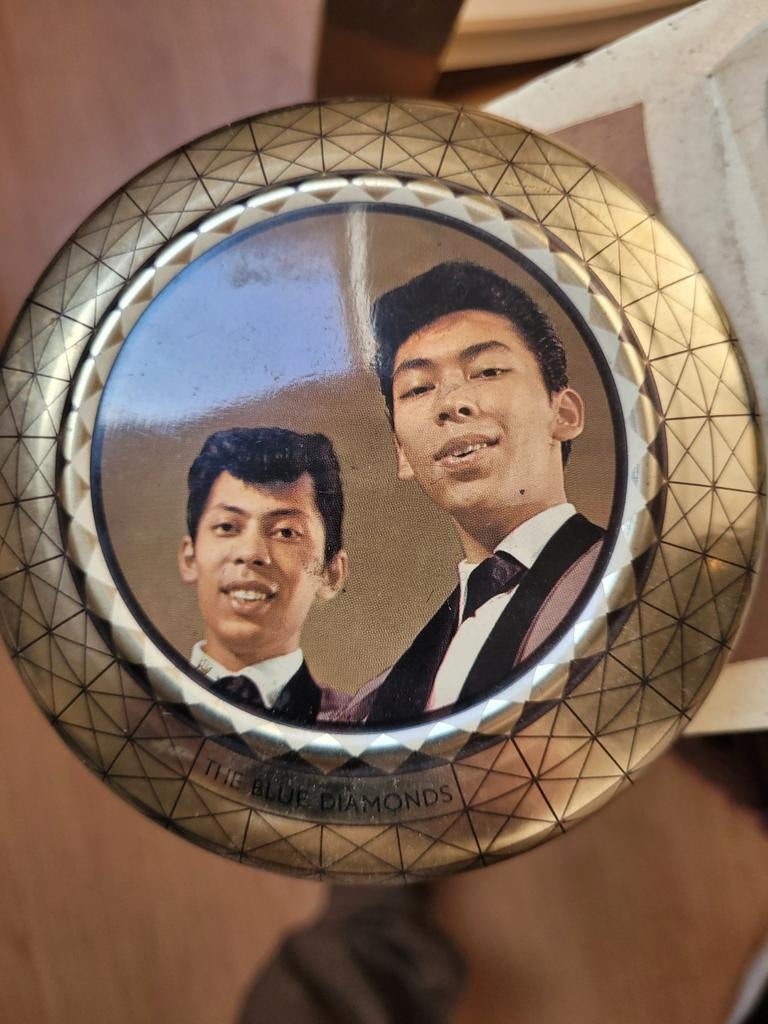 The bleu Diamonds blik, Verzamelen, Blikken, Ophalen of Verzenden, Gebruikt, Overige