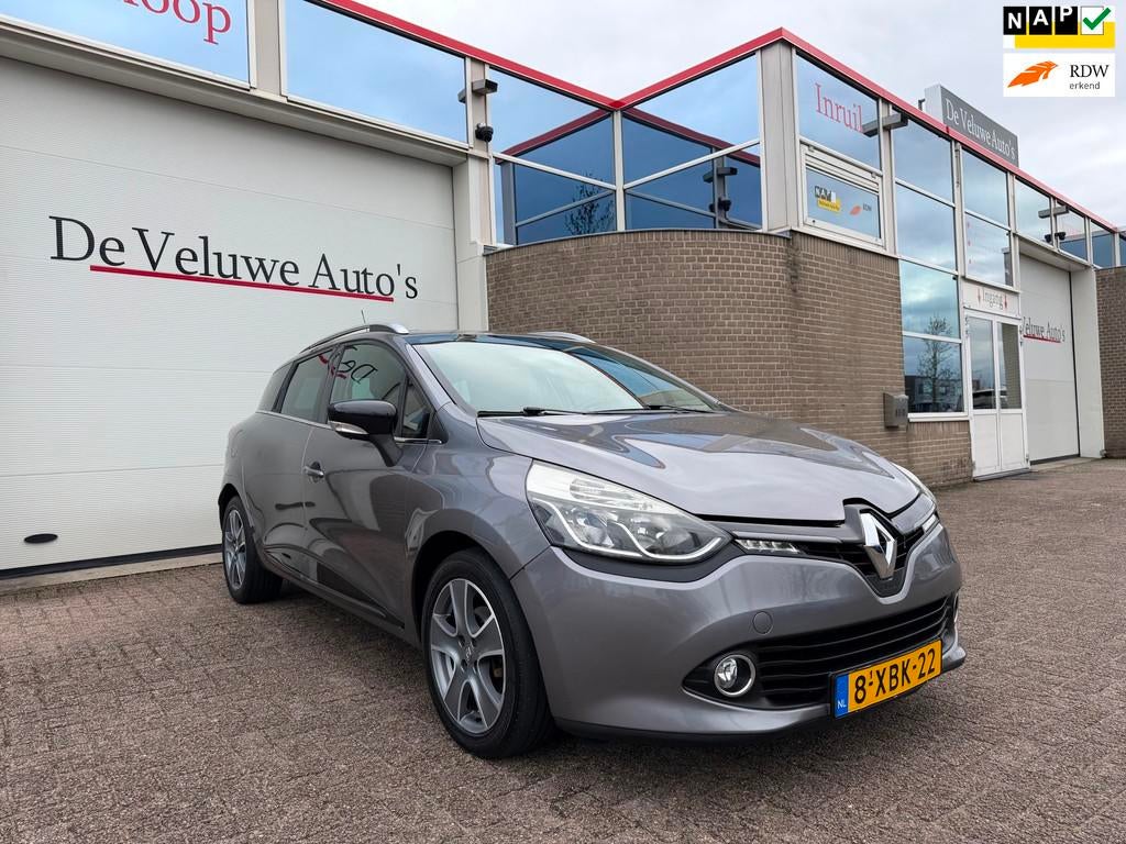 Renault Clio Estate 0.9 TCe Night&Day|BT|Cruise|Navi|, Voorwielaandrijving, Stof, Zwart, Origineel Nederlands