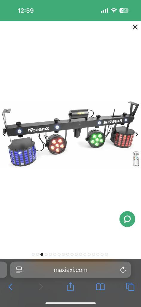 Beamz showbar all in one lichtset met statief, Muziek en Instrumenten, Licht en Laser, Ophalen