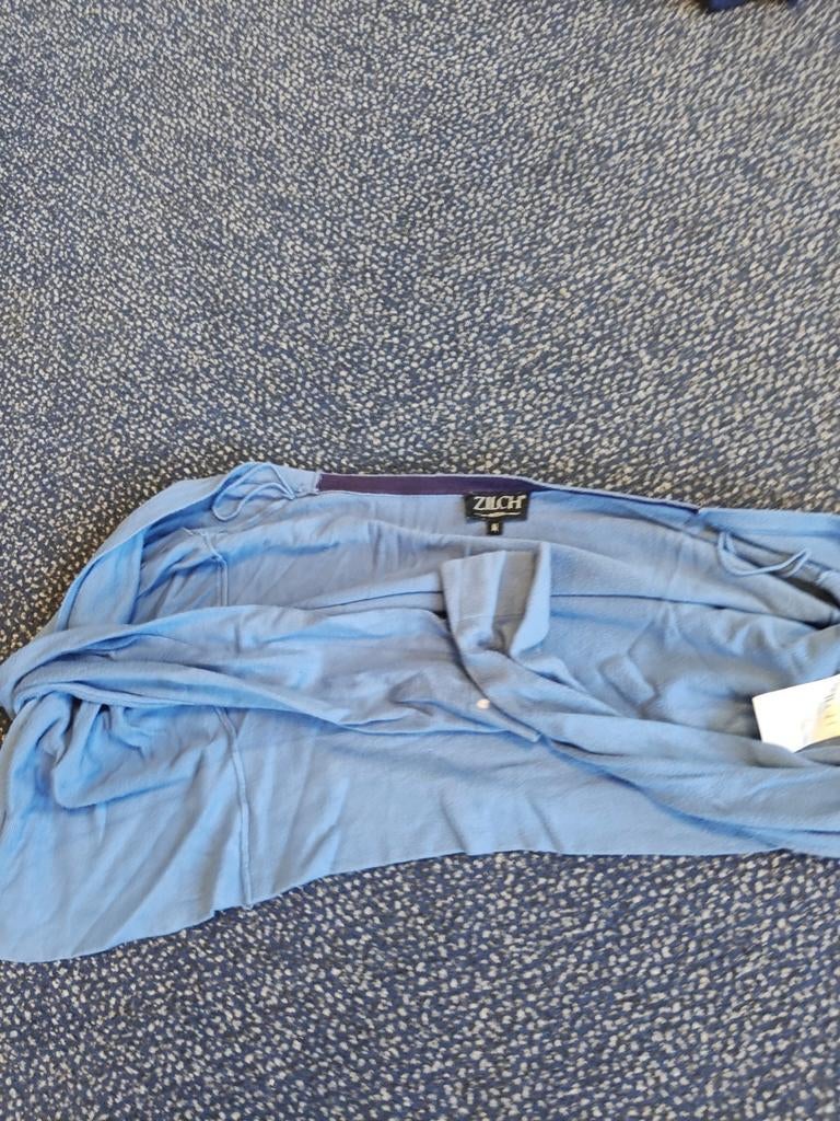 ZILCH Blauw Vest Maat M, Blauw, Lange mouw, ZILCH, Gedragen