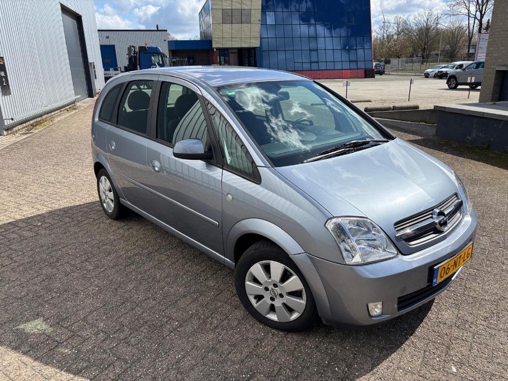 Opel Meriva 1.6 16V Easytronic 2004 Grijs, Auto's, Stof, 4 cilinders, 100 pk, 1200 kg