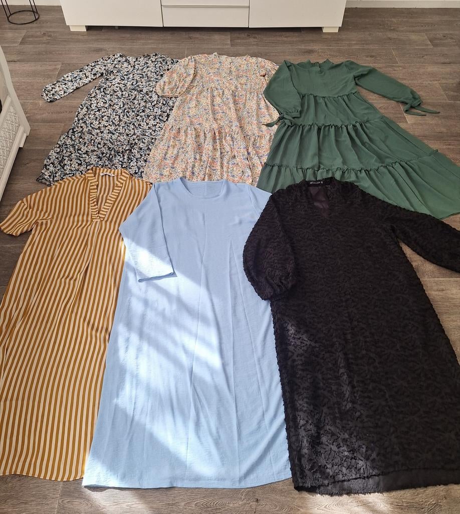 Zes maxi jurken in maat S, Overige kleuren, Ophalen of Verzenden, Zo goed als nieuw, Maat 36 (S)