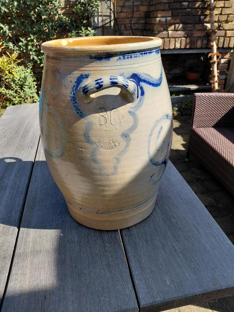 Antieke Keulse Pot - Prachtige Aardewerken Kruik, Antiek en Kunst, Antiek | Keramiek en Aardewerk, Ophalen of Verzenden