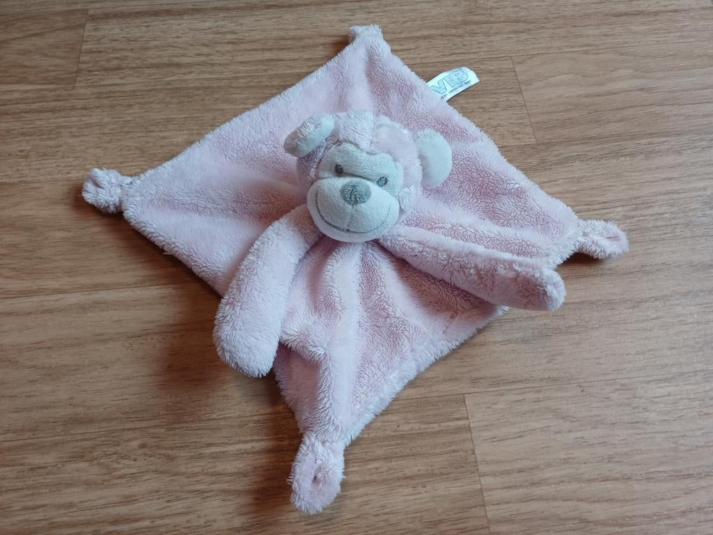 Vib very important baby roze aap aapje doekje knuffeldoekje, Ophalen of Verzenden, Zo goed als nieuw, Overige typen